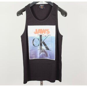 Raf Simons Calvin Klein 205W39NYC vest tank top sz S JAWS black T shirt
